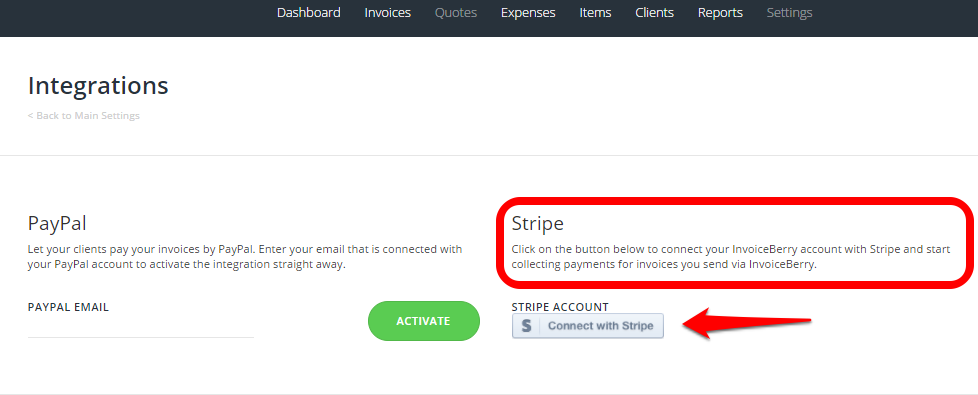 How Can I Integrate My Invoiceberry Account With Stripe Account And How Can I Integrate My Invoiceberry Account With Stripe Account And