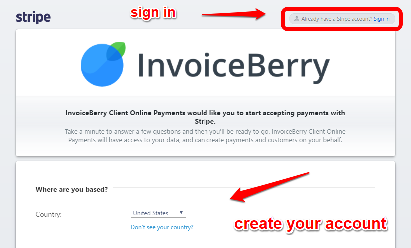 How Can I Integrate My Invoiceberry Account With Stripe Account And How Can I Integrate My Invoiceberry Account With Stripe Account And
